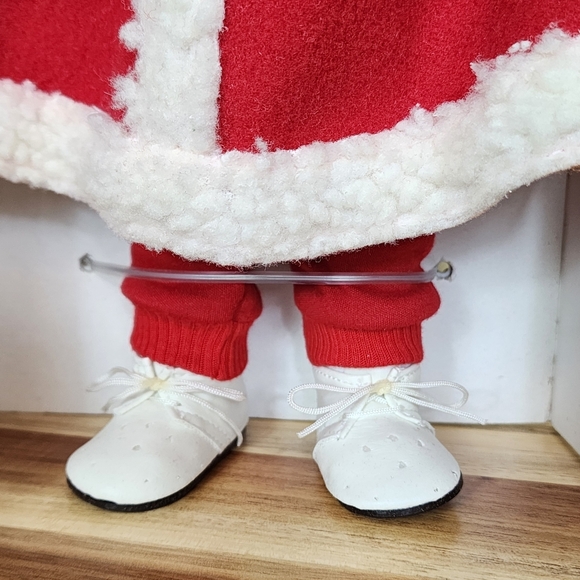 VTG Holiday Creations 16" Stuffed Posable Girl Figure Red Coat Christmas Decor - Picture 8 of 9